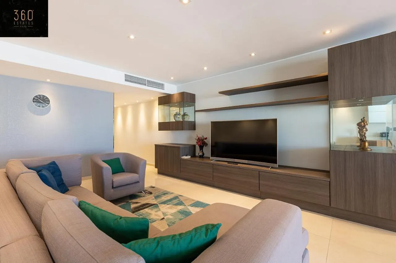 Seafront, Designer Apt With Private Terrace & Wifi By 360 Estates Pieta Malta