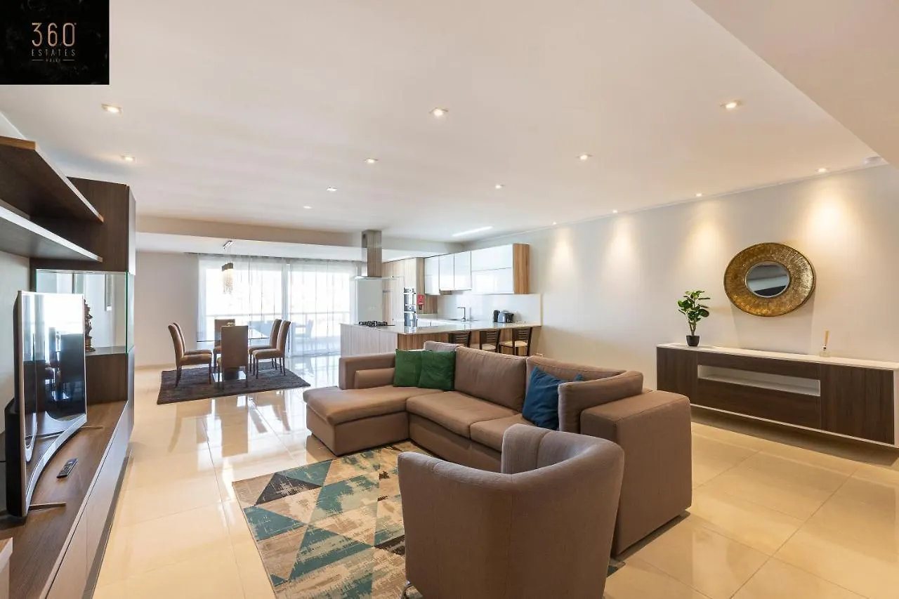 Seafront, Designer Apt With Private Terrace & Wifi By 360 Estates Pieta