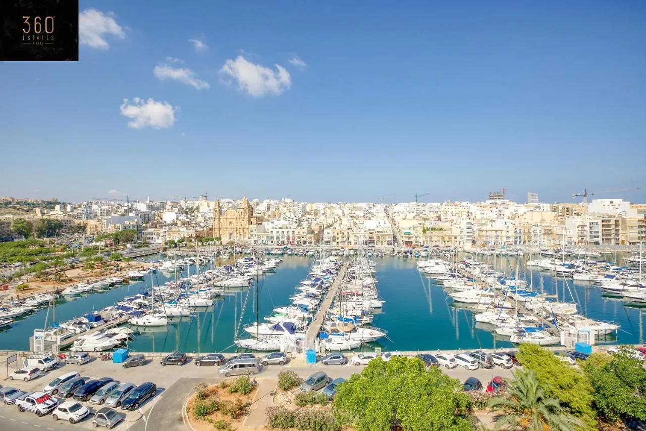 Seafront, Designer Apt With Private Terrace & Wifi By 360 Estates Pieta 0*,  Malta