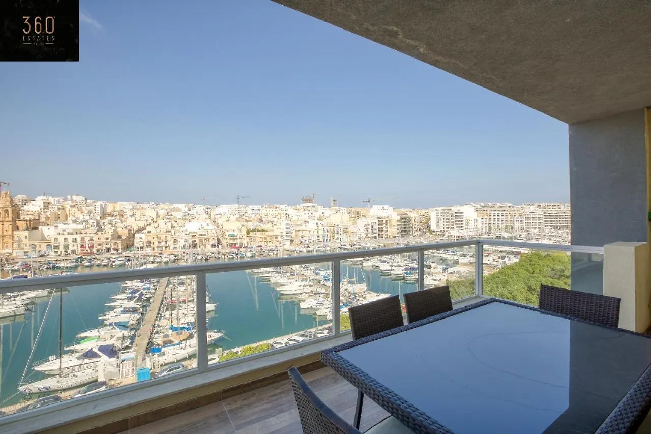 Seafront, Designer Apt With Private Terrace & Wifi By 360 Estates Pieta 0*,