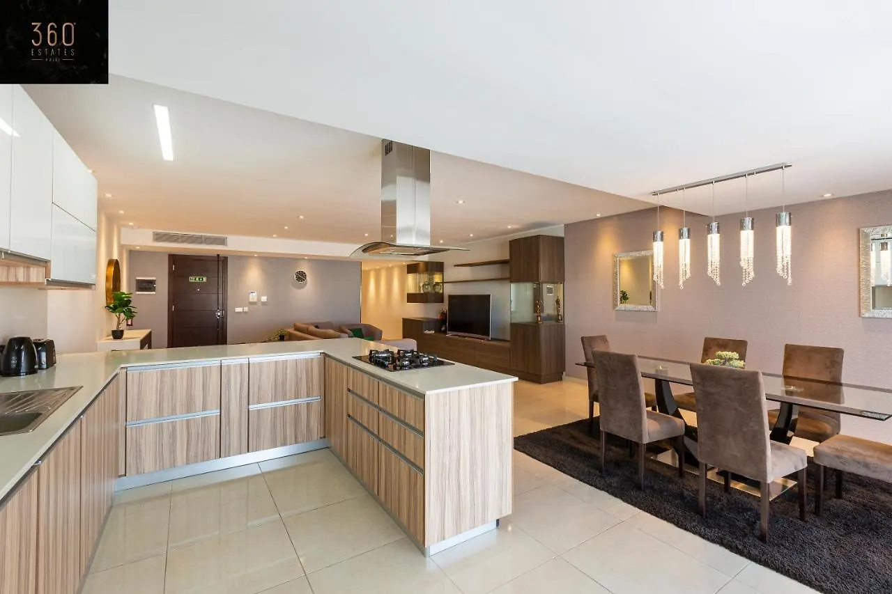 Seafront, Designer Apt With Private Terrace & Wifi By 360 Estates Pieta Apartment
